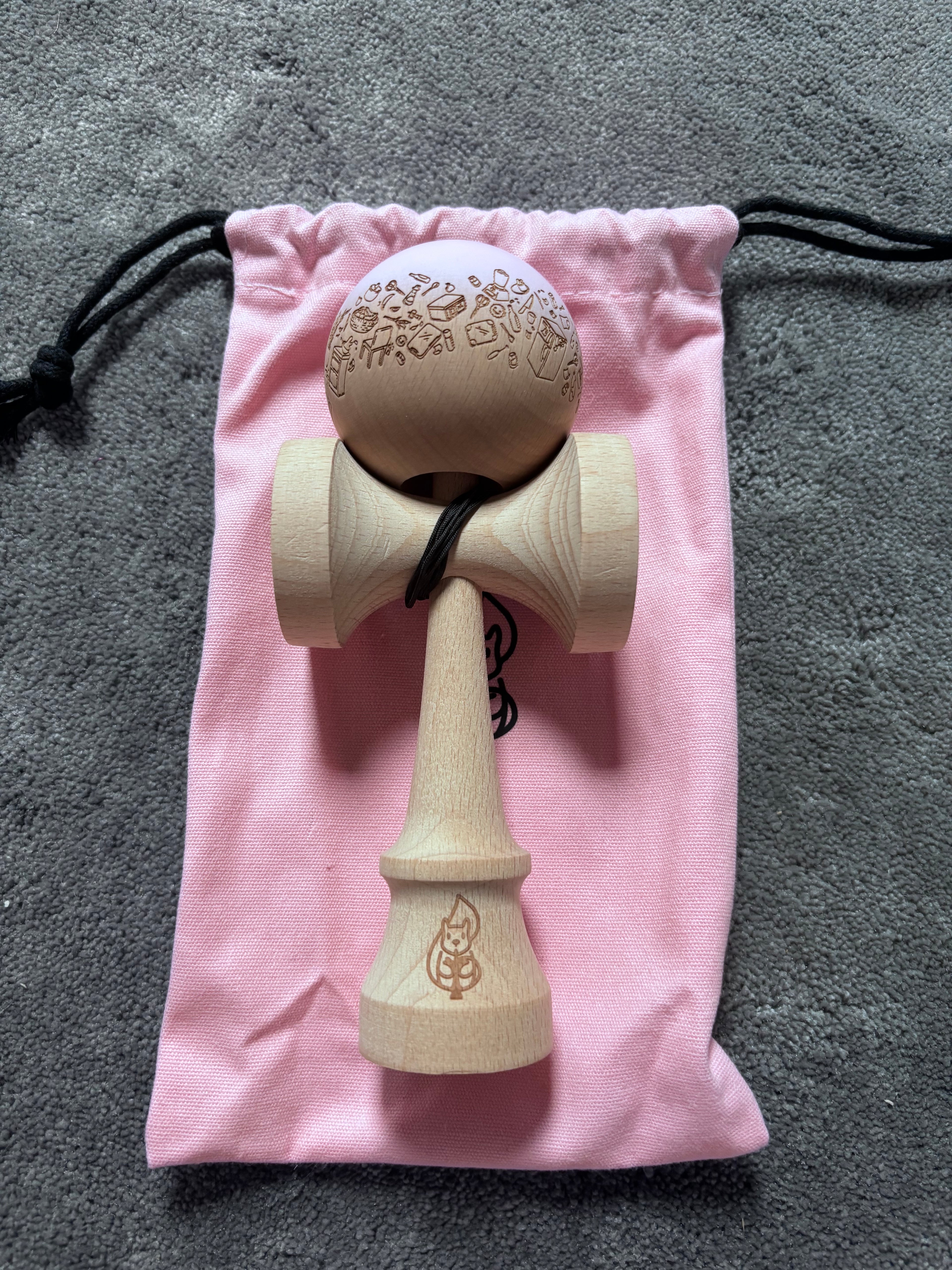 Kendama miguel Roz full set-up beech